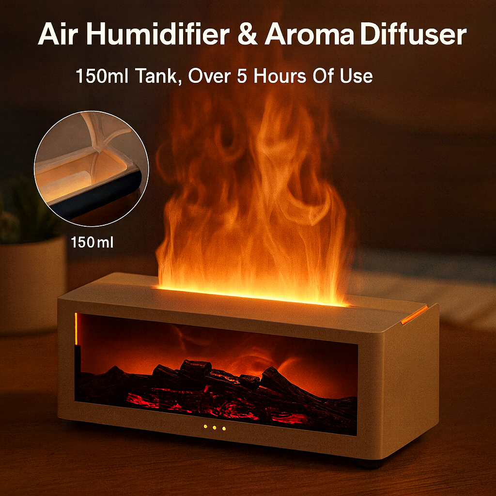 Aromatic Flame Diffuser & Humidifier