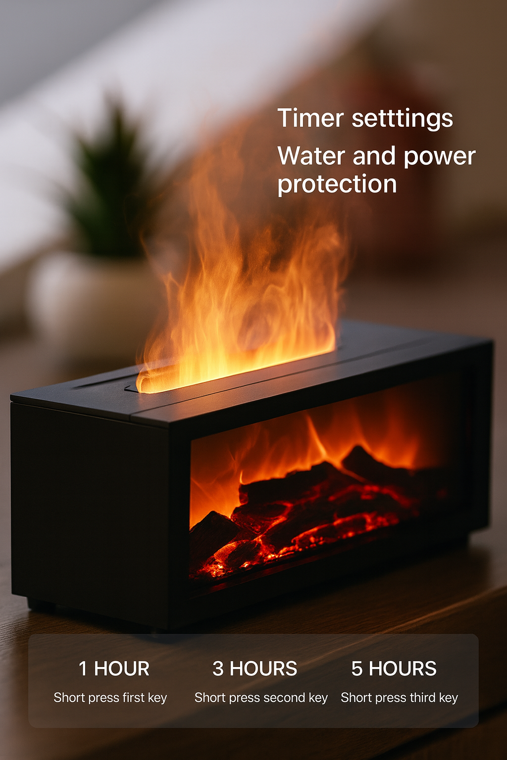Aromatic Flame Diffuser & Humidifier