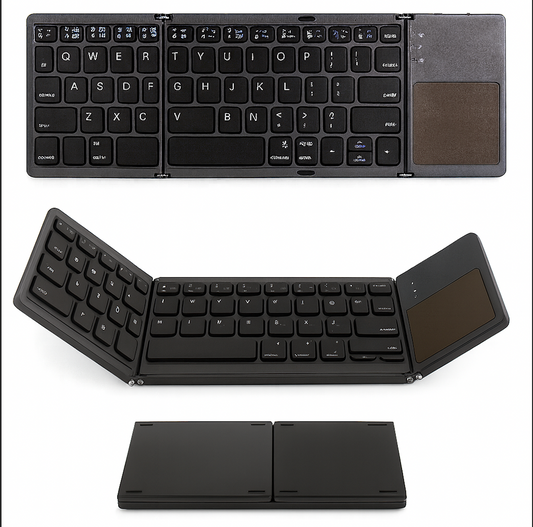 Folding Mini Wireless Bluetooth Keyboard