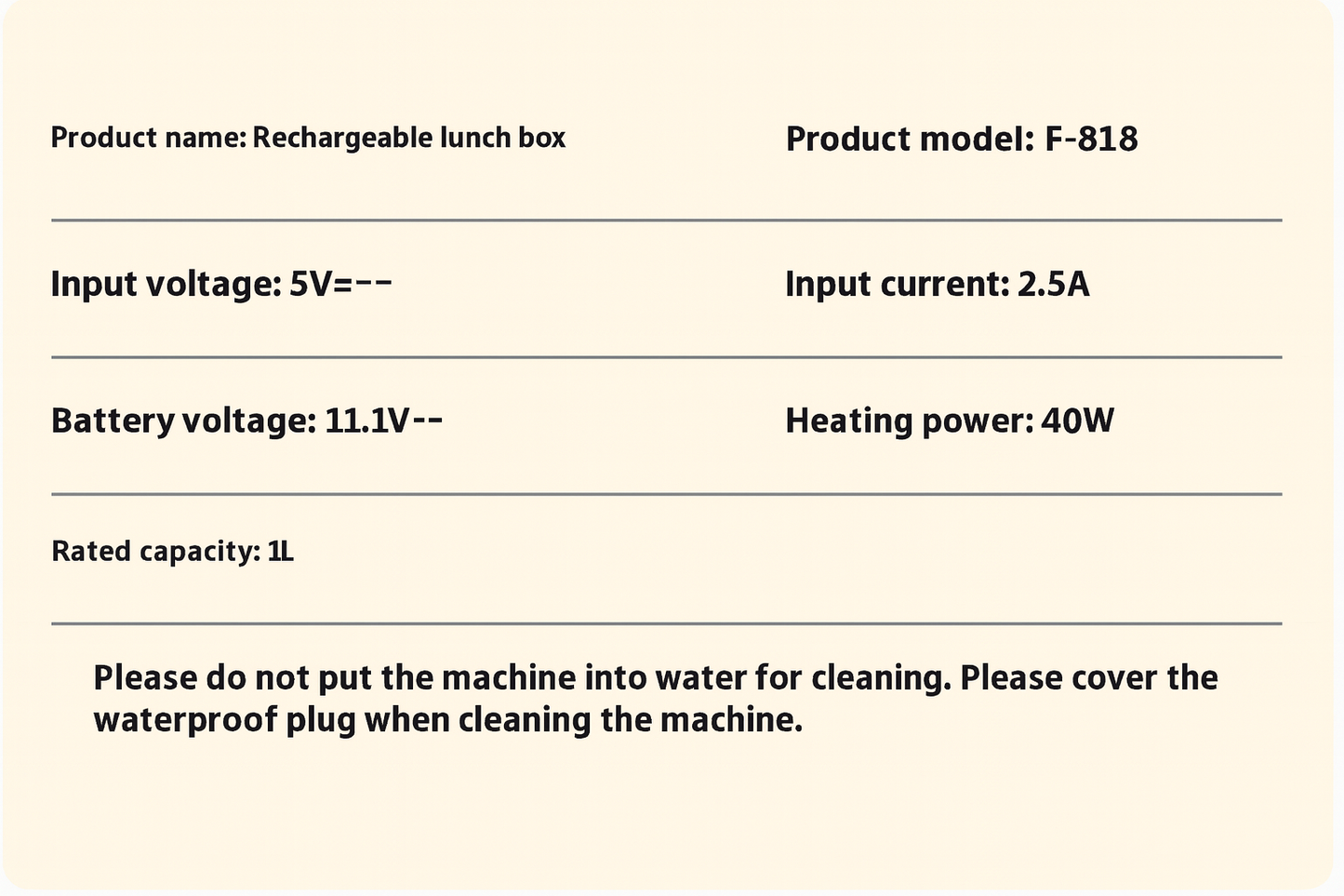 QuickHeat Lunch Box XL