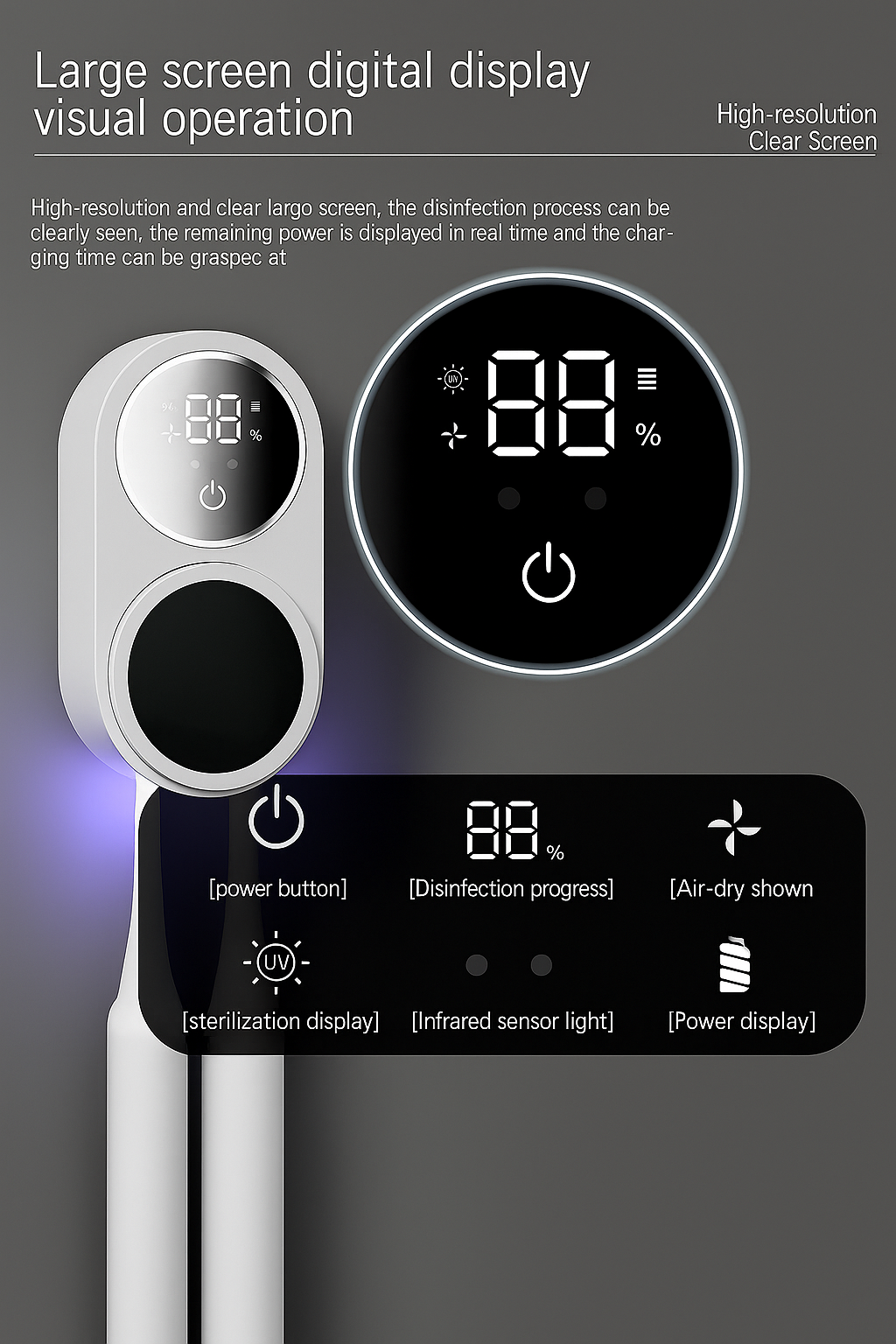 HygieniTouch Toothbrush Cleaner