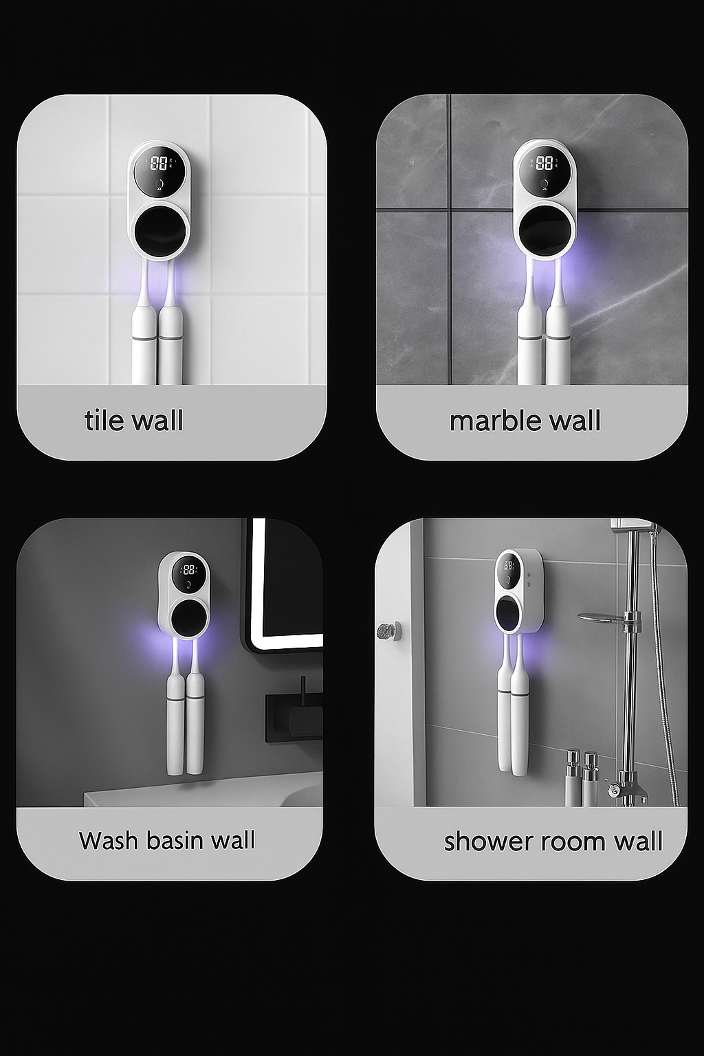 HygieniTouch Toothbrush Cleaner